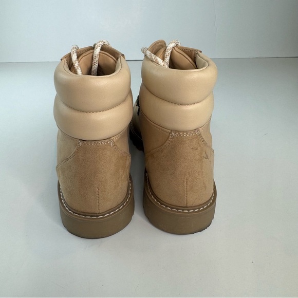 Universal Thread Tully Lace Up Hiking Boot Ivory Tan - Picture 9 of 12